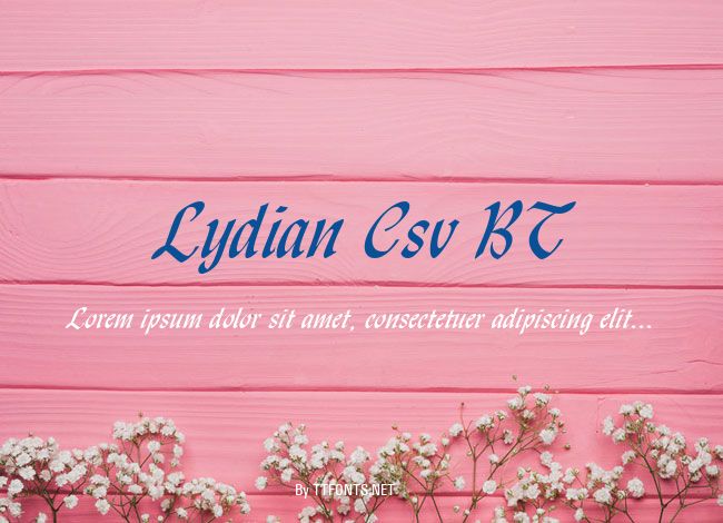 Lydian Csv BT example